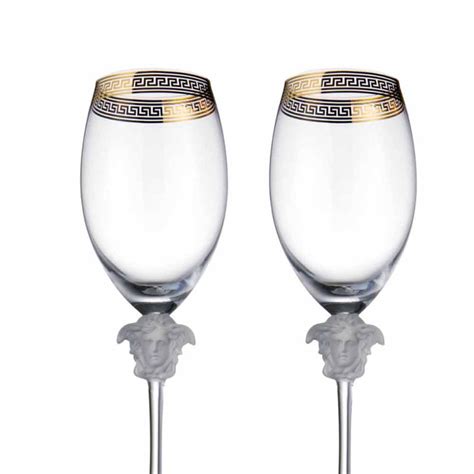 versace wine glasses sale|versace drinking glasses.